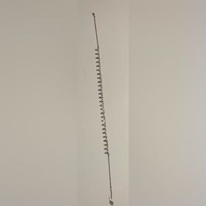 Stella & Dot silver clear crystal necklace